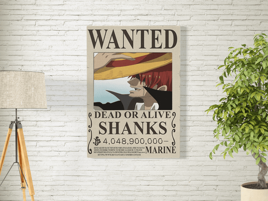 ONE PIECE-10-SHANKS WANTED POSTER #ANIME