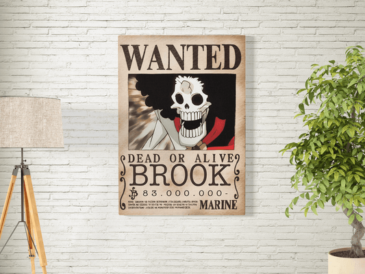 ONE PIECE-13-BROOK WANTED POSTER #ANIME POSTER