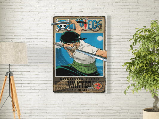 ONE PIECE-06-ZORO WANTED POSTER #ANIME