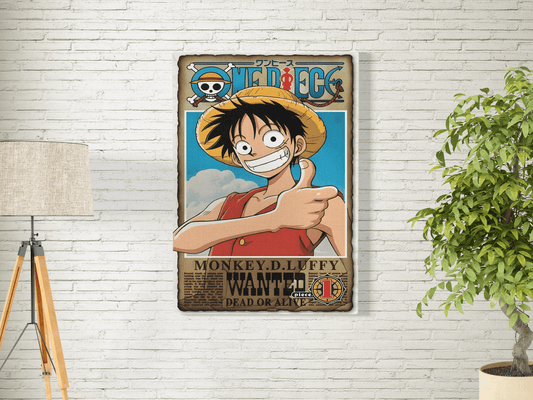 ONE PIECE-07-LUFFY WANTED POSTER #ANIME