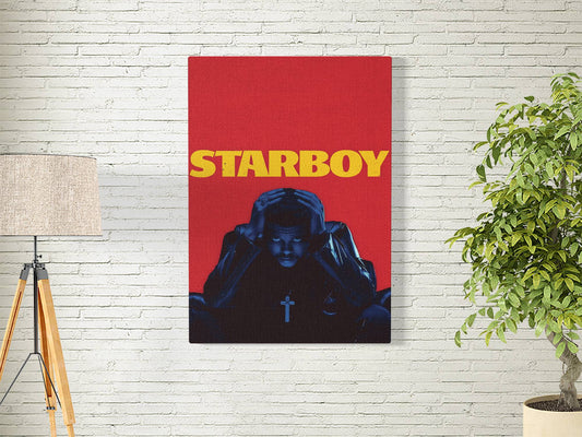 THE WEEKND-STARBOY-MUSIC POSTER