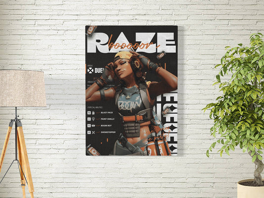 VALORANT RAZE-GAME 12-GAME POSTER