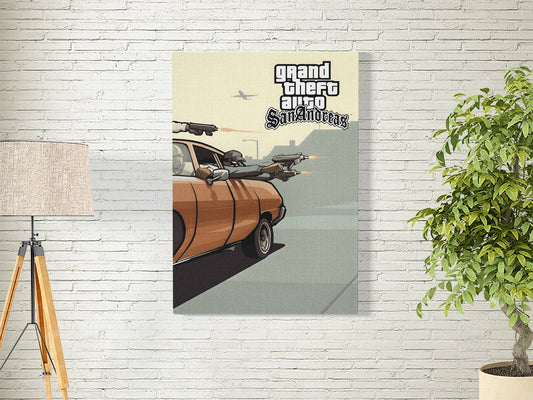 GTA SANANDREAS-GAME 04-GAME POSTER