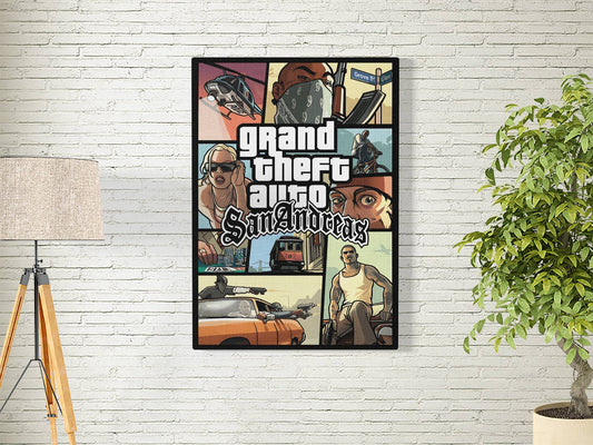 GTA SANANDREAS-GAME 06-GAME POSTER