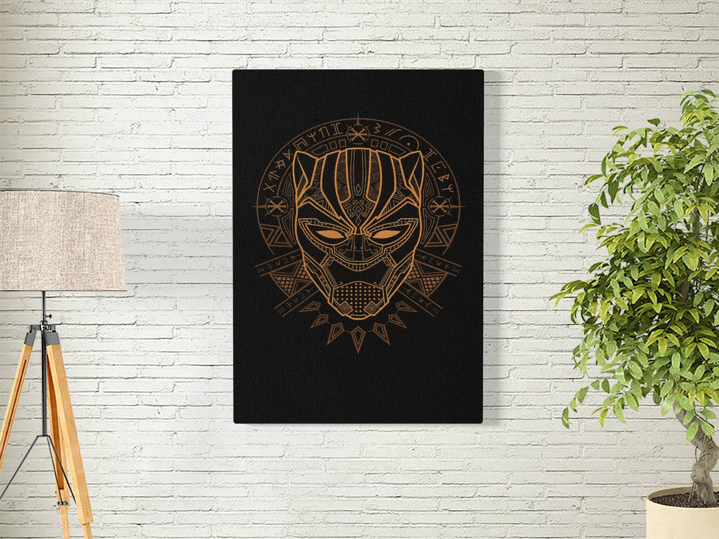 BLACK PANTHER-GOLDEN MASK-02-MARVEL POSTER