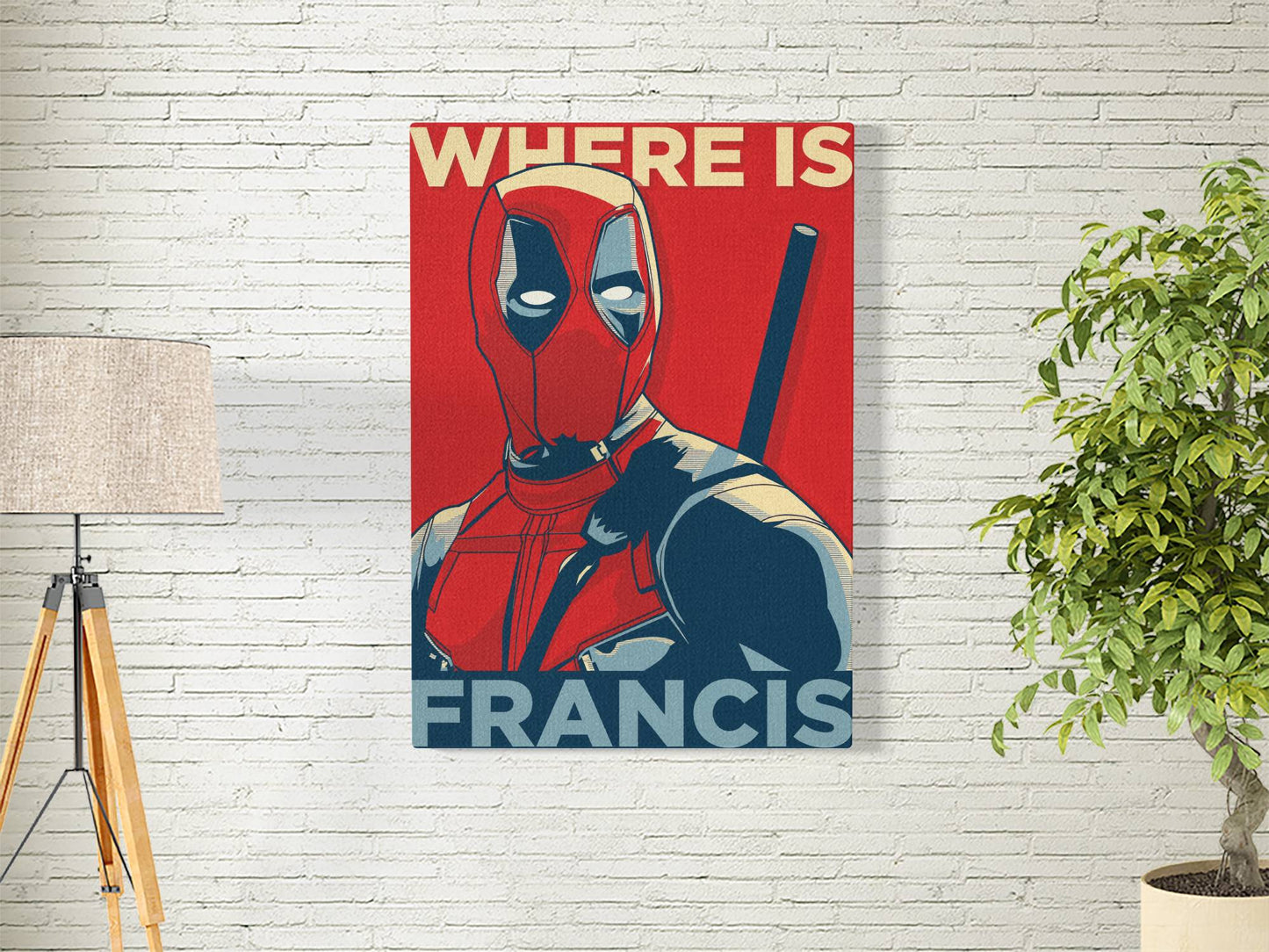 DEADPOOL-W IS FRANCIS-01-MARVEL POSTER