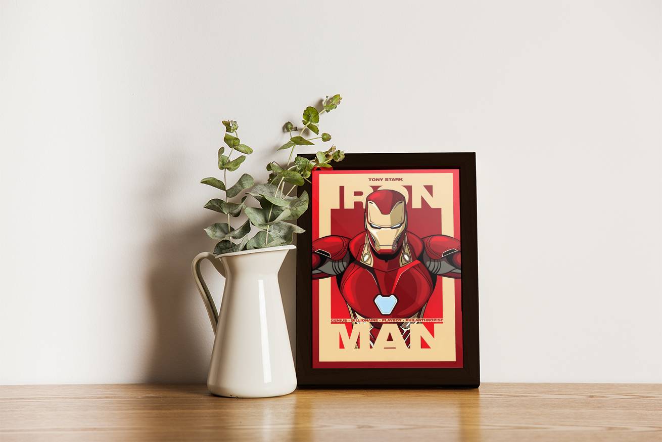 IRONMAN-GENIUS BILLIONAIRE-05-MARVEL POSTER