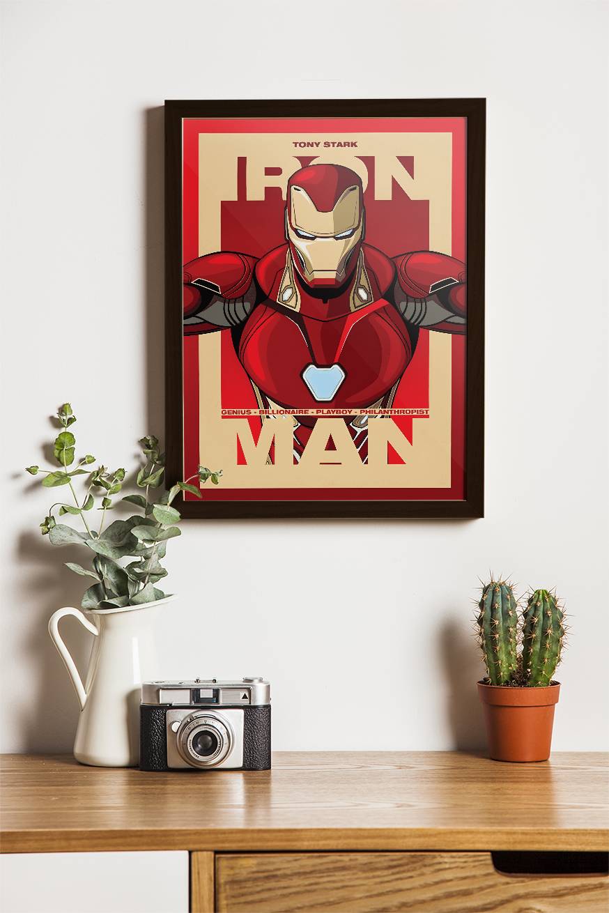 IRONMAN-GENIUS BILLIONAIRE-05-MARVEL POSTER