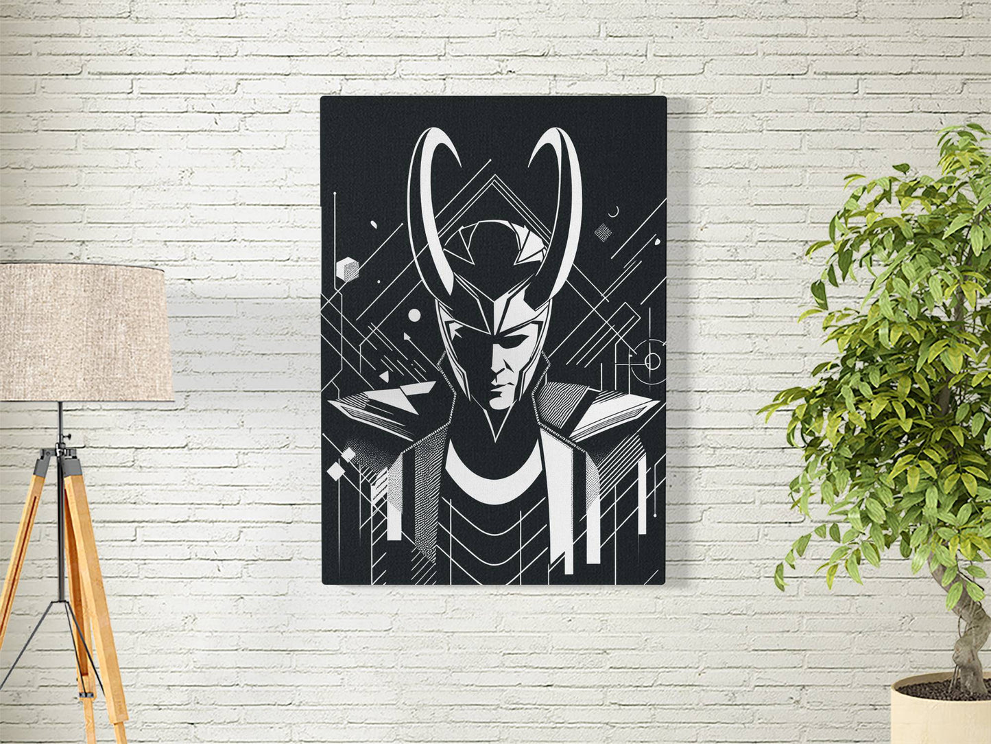 LOKI-BLACK N WHITE-02-MARVEL POSTER