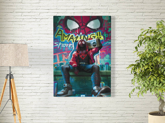 SPIDERMAN-MILES FUNK STYLE-04-MARVEL POSTER