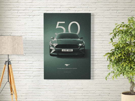 MUSTANG 50 YEARS SPECIAL EDITION | MOTORS-10 | CAR POSTER