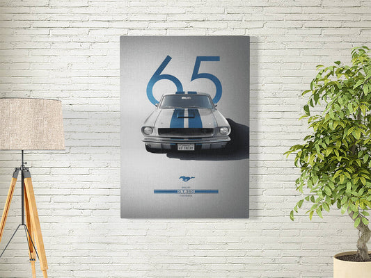 MUSTANG 65 | MOTORS-01 | CAR POSTER