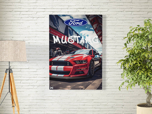 FORD MUSTANG| MOTORS-21 | CAR POSTER