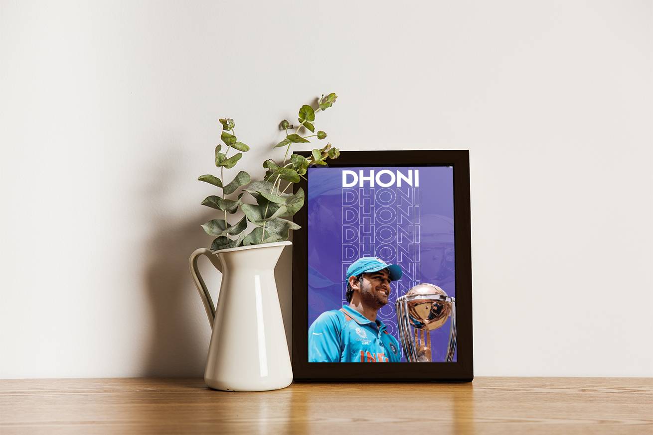 MS DHONI-SPORT 11-CRICKET POSTER