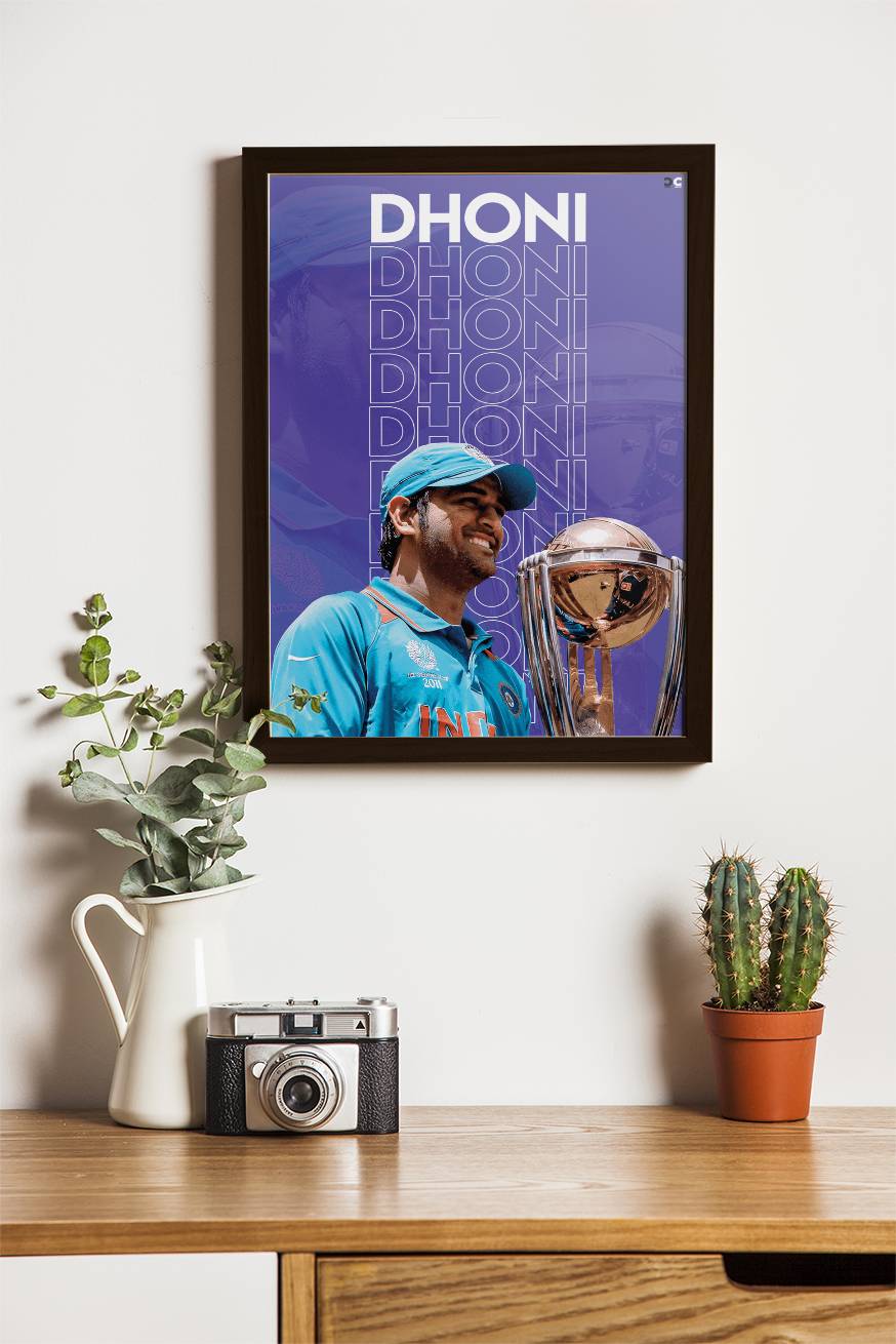 MS DHONI-SPORT 11-CRICKET POSTER