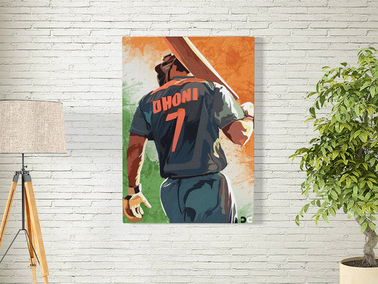 MS DHONI-SPORT 08-CRICKET POSTER