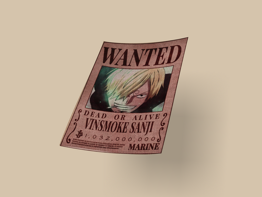 SANJI BOUNTY CANVAS STYLE