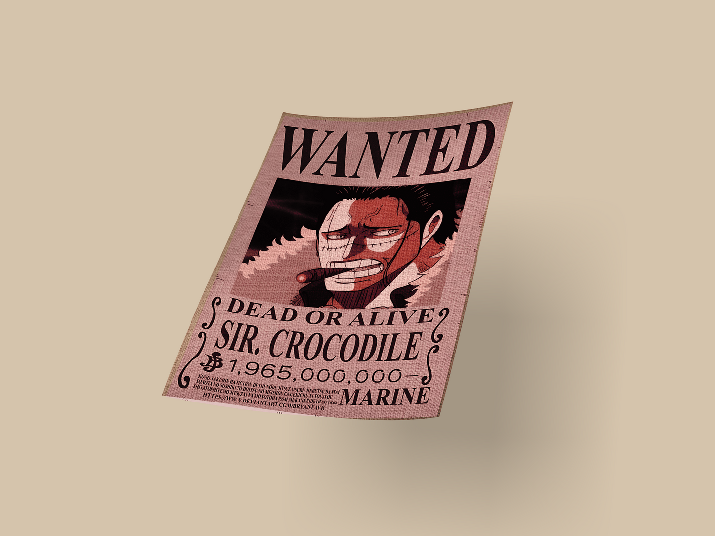 CROCRODILE BOUNTY CANVAS STYLE